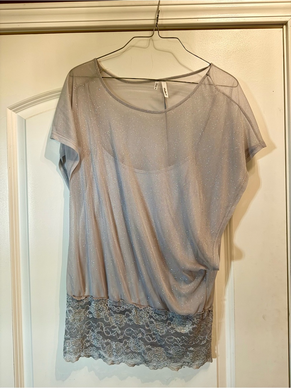 Maurice’s glittery top. Size small.